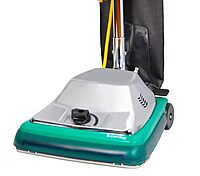 Bissell BigGreen Commercial BG101H ProBag Comfort Grip Handle Upright Vacuum with Magnet, 870W, 12" Vacuum Width