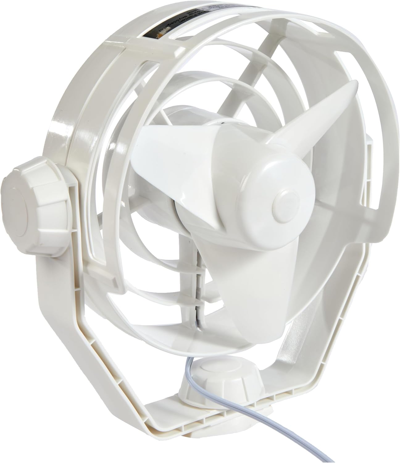 Hella 003361022 '3361 Series' 12V DC 2 Speed Turbo Fan with White Housing