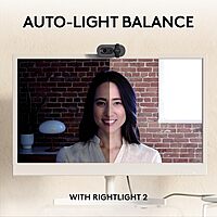 Logitech Brio 105 Full HD 1080p Business Webcam with Auto-Light Balance, USB-A, Privacy Shutter, Easy Set-Up, Compatible with Windows, macOS, ChromeOS