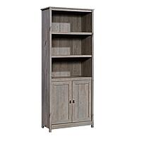 SAUDER Cottage Road 72in Library Bookcase with Doors and Adjustable Shelves
