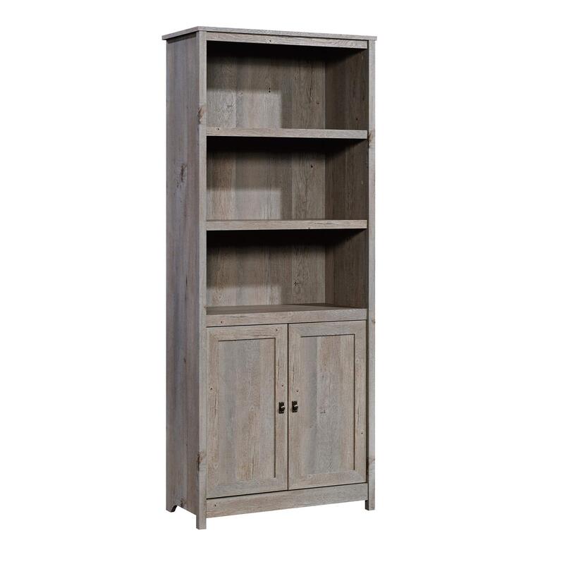 SAUDER Cottage Road 72in Library Bookcase with Doors and Adjustable Shelves