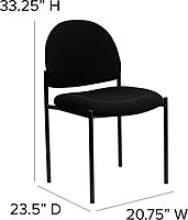 Flash Furniture Tania Comfort Stackable Side Reception Chair