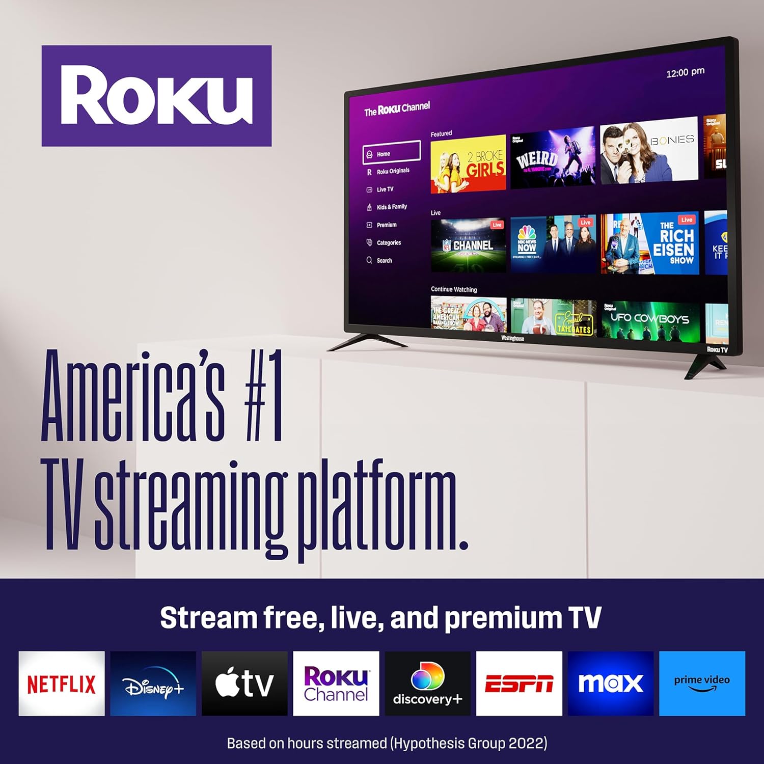 Westinghouse Roku TV inteligente de 40 pulgadas Westinghouse Roku TV inteligente de 40 pulgadas