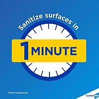 CloroxPro Anywhere Daily Disinfectant and Sanitizer, No-Rinse Food Contact Sanitizer, 32 Fluid Ounces