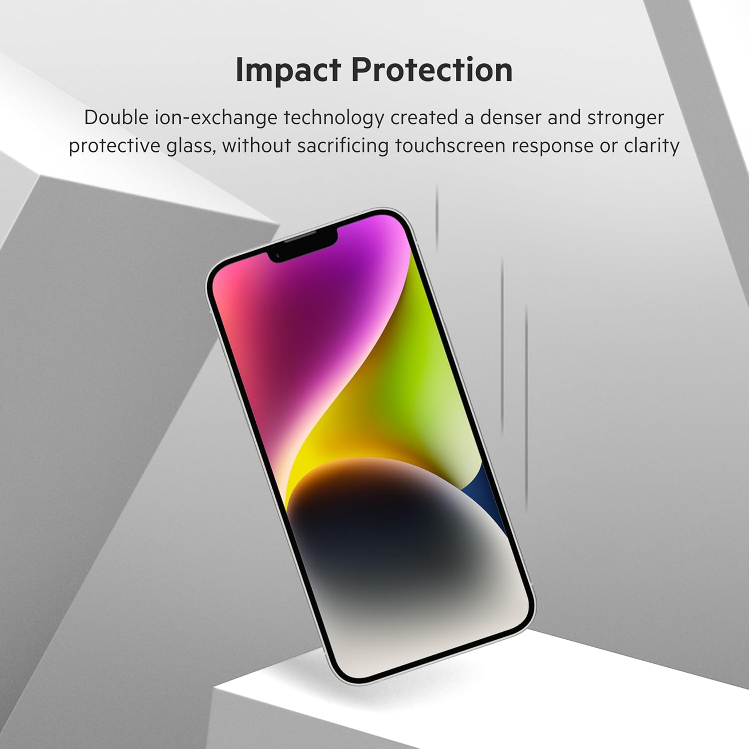Belkin Tempered Glass Screen Protector for iPhone - Easy Align Tray