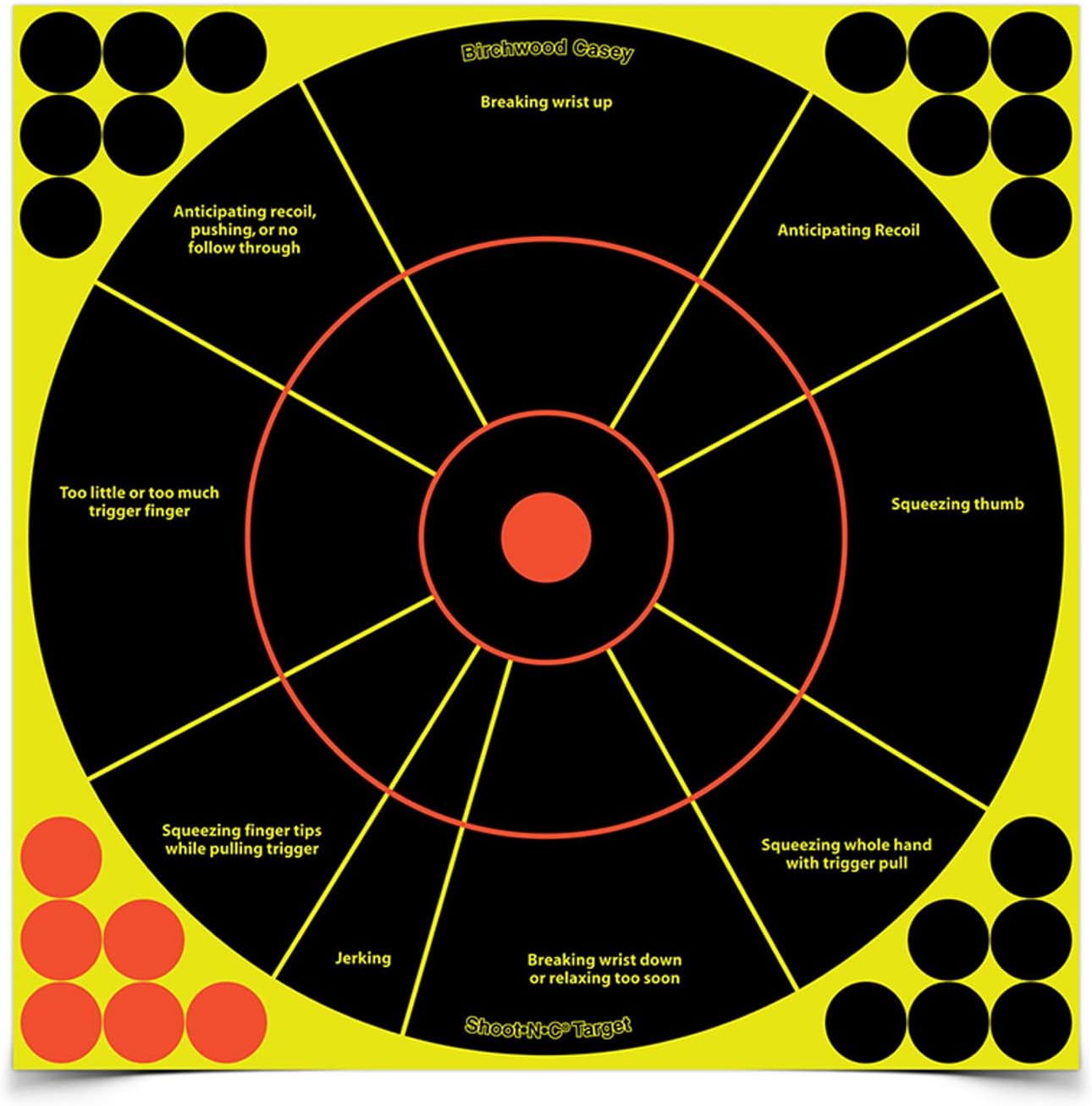 Birchwood Casey Shoot-N-C Handgun Trainer Reactive Targets