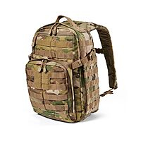 5.11 Tactical Backpack, RUSH 12 2.0 Military Survival Molle Back Pack with Laptop Compartment, Small, 24L, Multicam, Style 56562ABR