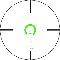 Trijicon VCOG 1-6x24 Rifle Scope with Green Horseshoe Dot/Crosshair .308/175gr & Thumb Screw Mount