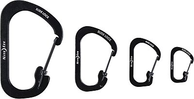 Nite Ize SlideLock Carabiner with Slide-to-Lock Gate