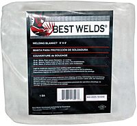 Best Welds Welding Blankets, 8 ft X 6 ft, Fiberglass, White