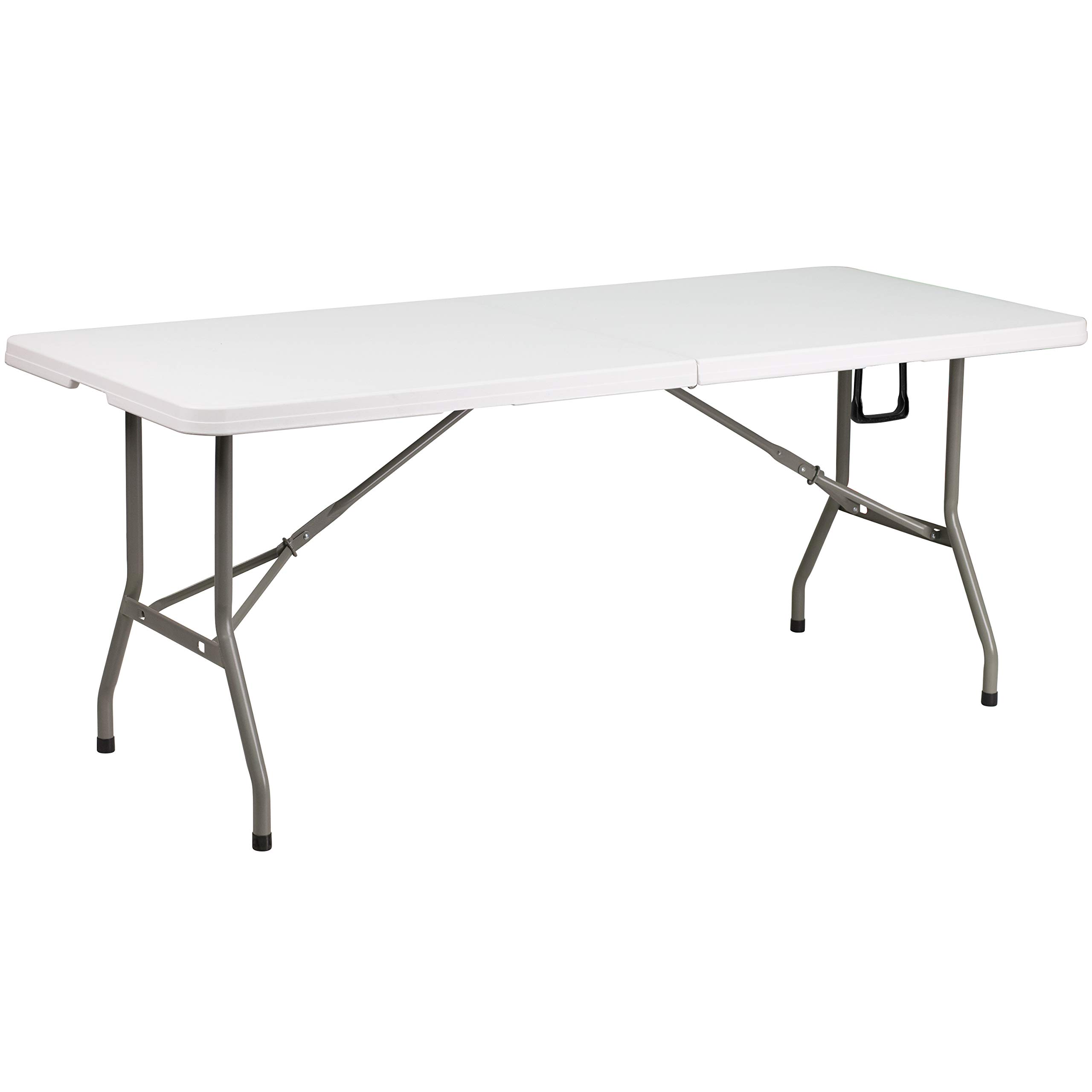 FLASH FURNITURE Bi-Fold Plastic Folding Table