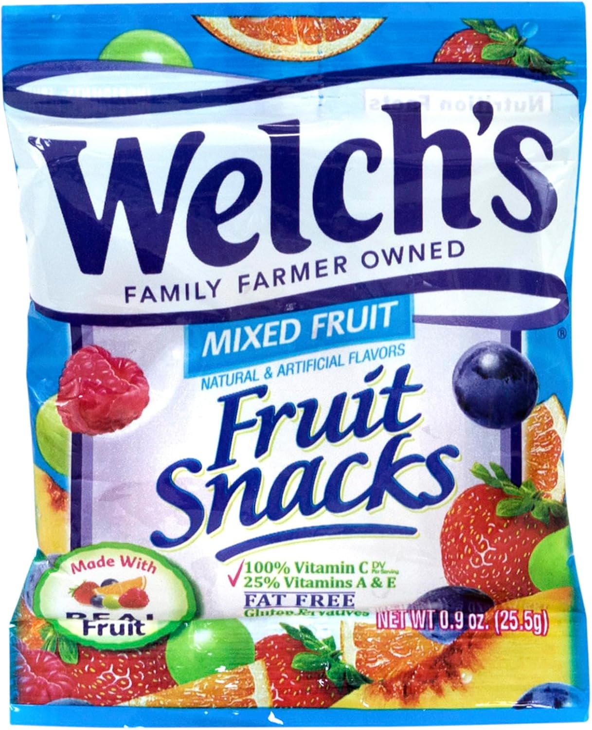 Welch's® Mixed Fruit Snacks, 0.9 oz., Box of 66 Pouches
