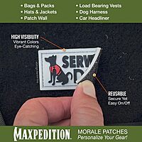 MAXPEDITION Service Dog 3D PVC Morale Patch