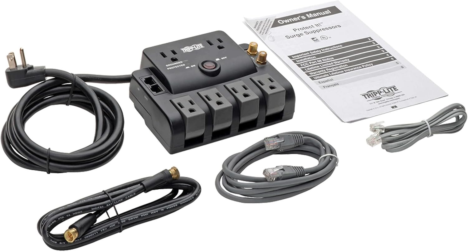 TRIPP LITE Protect It! 6-Outlet Surge Protector