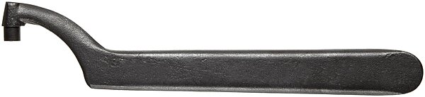 Martin 457 High Carbon Steel 2-1/4" For Circle Diameter Pin Spanner, 6-1/2" Overall Length, Industrial Black Finish