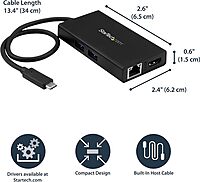 StarTech.com USB-C Multiport Adapter with Power Delivery