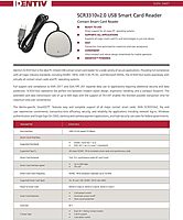 Identiv SCR3310v2.0 USB Smart Card Reader USB A
