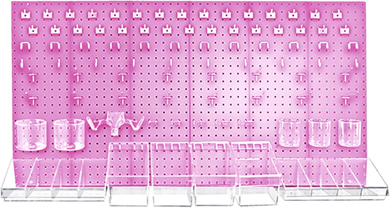 Azar Displays 125-Piece Pegboard Organizer Kit