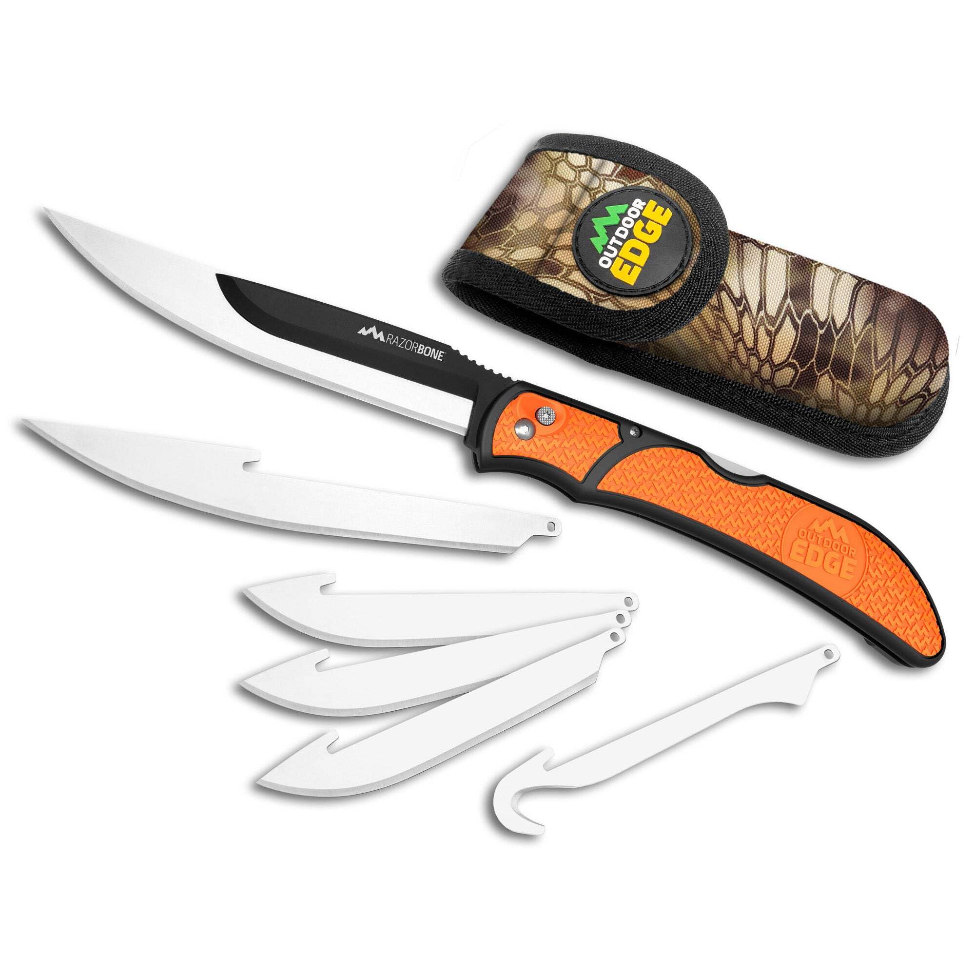 Outdoor Edge RBY-10C RAZOR-BONE (Gray, 6-Blade Combo Set)