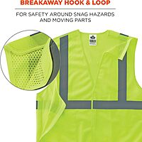 Ergodyne GloWear 8215BA Econo Breakaway Mesh High-Visibility Safety Vest