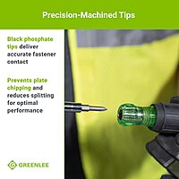 Greenlee 0153-42C 6-in-1 Multi-Tool Screwdriver with Flat-Tip, Phillips, and Hex Bits