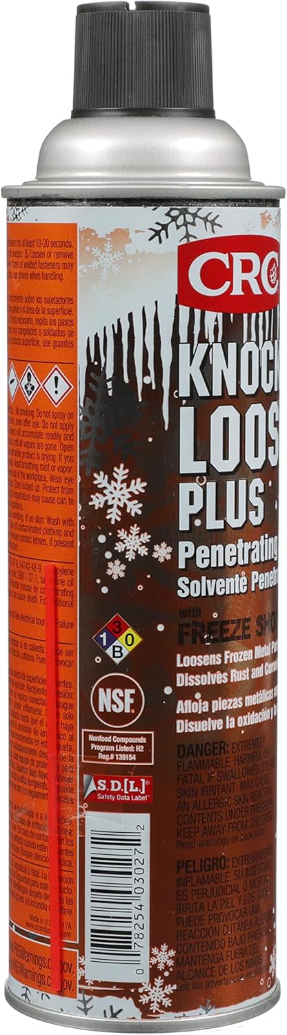 CRC Knock’er Loose Plus Penetrating Solvent 03027 – [Reddish] 11.5 WT. Oz