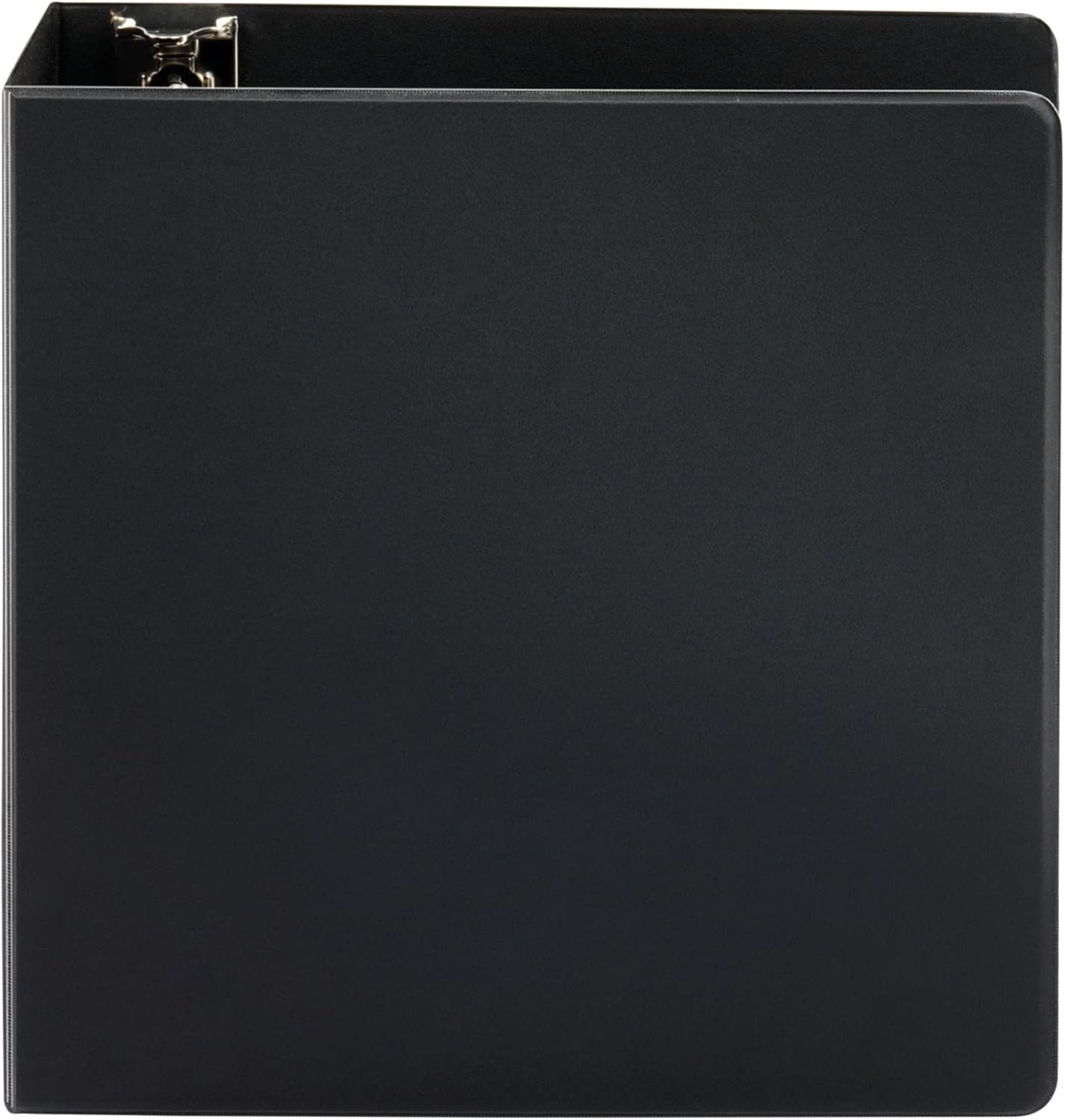 Just Basics Economy Round-Ring Nonview Binder, 3" Rings, 61% Recycled, Black