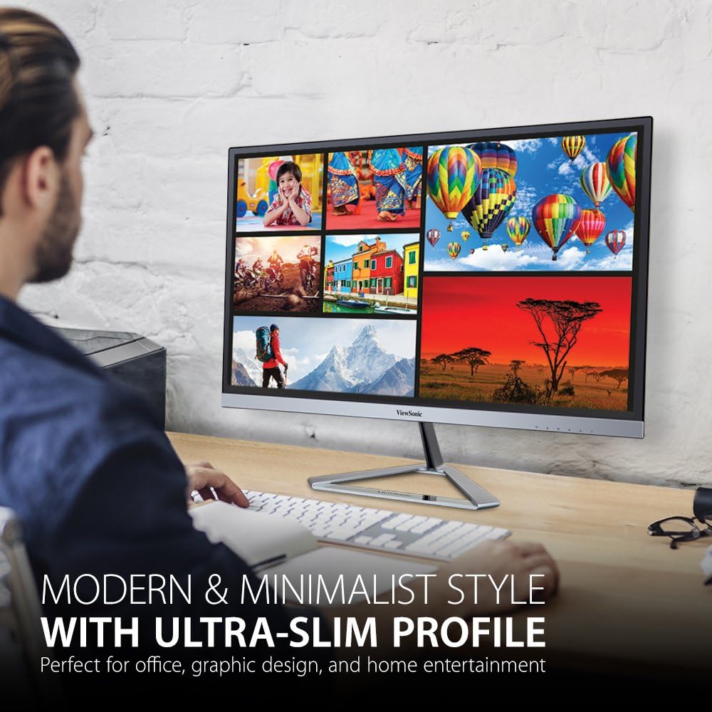 ViewSonic VX-SMHD Full HD IPS Monitor with HDMI and DisplayPort