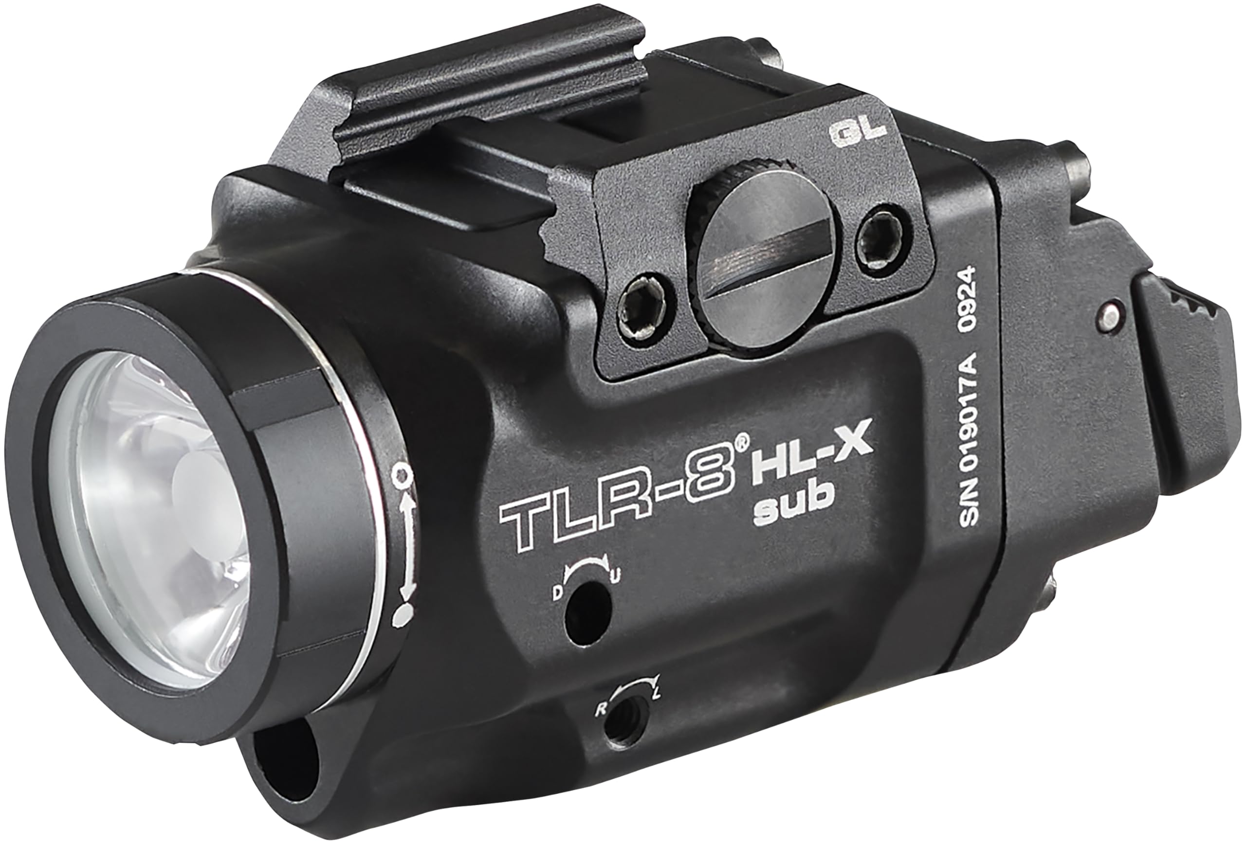 Streamlight 69466 TLR-8 HL-X sub USB 1000-Lumen Weapon Rail-Mounted Rechargeable Tactical Flashlight with Integrated Red