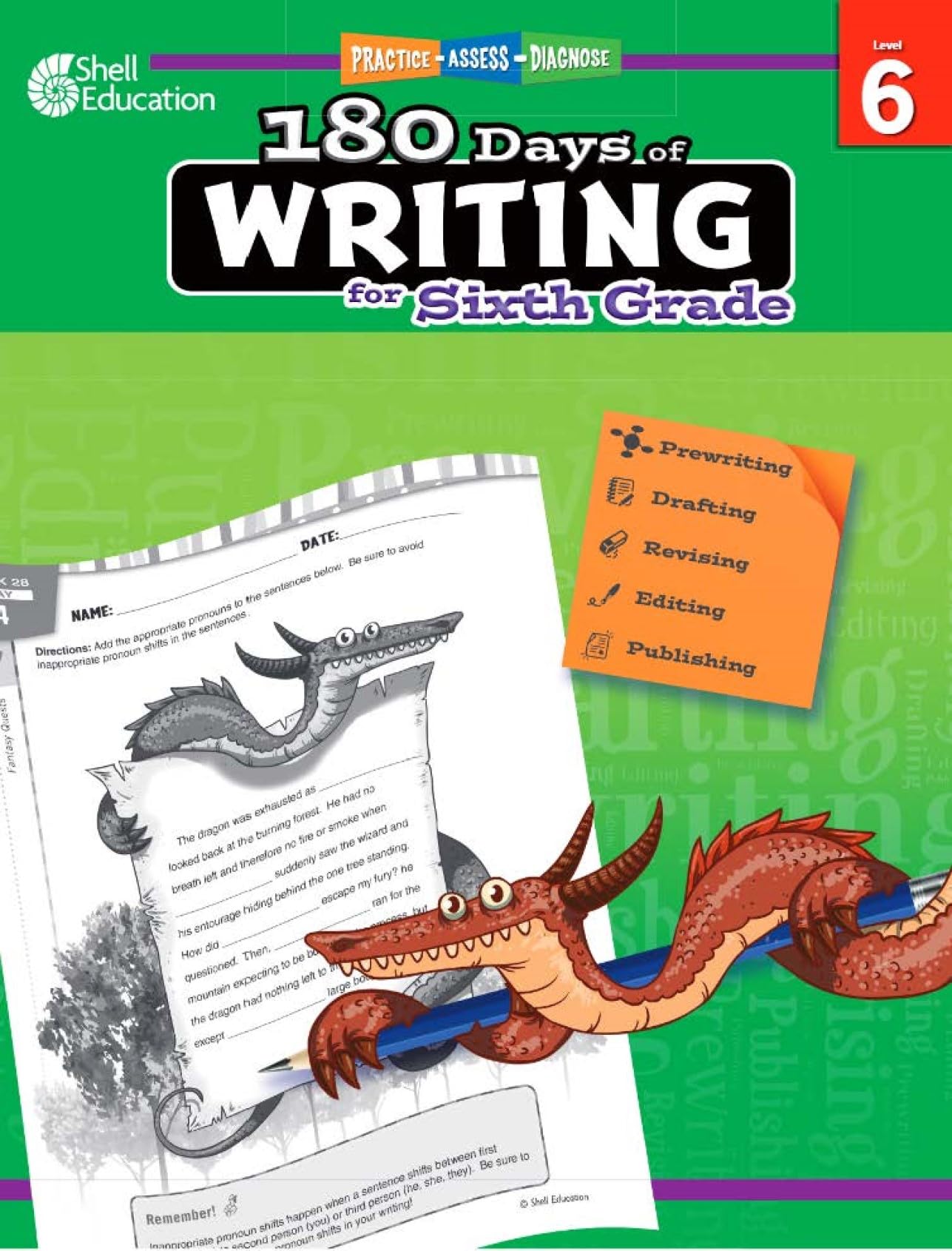 180 Days of Writing for Sixth Grade - An Easy-to-Use Sixth Grade Writing Workbook to Practice and Improve Writing Skills
