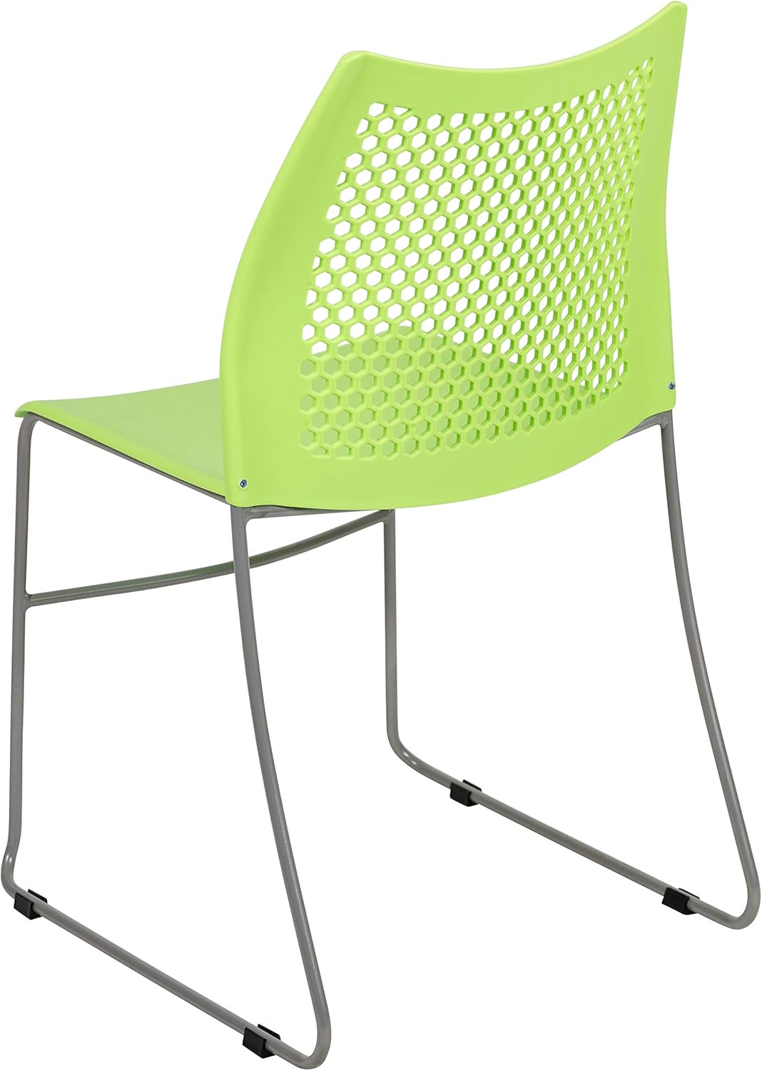 Flash Furniture HERCULES Series 661 lb Capacity Stack Chair with Air-Vent Back and Sled Base
