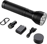 Nite Ize INOVA T11R Rechargeable Tactical Flashlight and Power Bank - Long Range 5800 Lumen Waterproof Flashlight