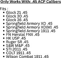 ETS Speed Loader for Glock XD XDM and 1911 Magazines .45 ACP