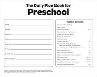 Scholastic Daily Plan Book For Preschool, 2nd Edition, 12in x 9 1/2in, Pink