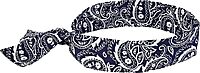 Ergodyne Chill-Its 6700 Evaporative Cooling Bandana, Navy Western (12306)