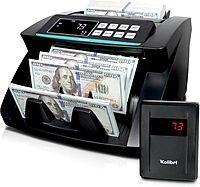 KOLIBRI Money Counter Machine with Advanced Counterfeit Detection and LCD