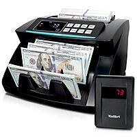 KOLIBRI Money Counter Machine with Advanced Counterfeit Detection and LCD