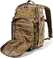 5.11 Tactical Backpack, RUSH 12 2.0 Military Survival Molle Back Pack with Laptop Compartment, Small, 24L, Multicam, Style 56562ABR