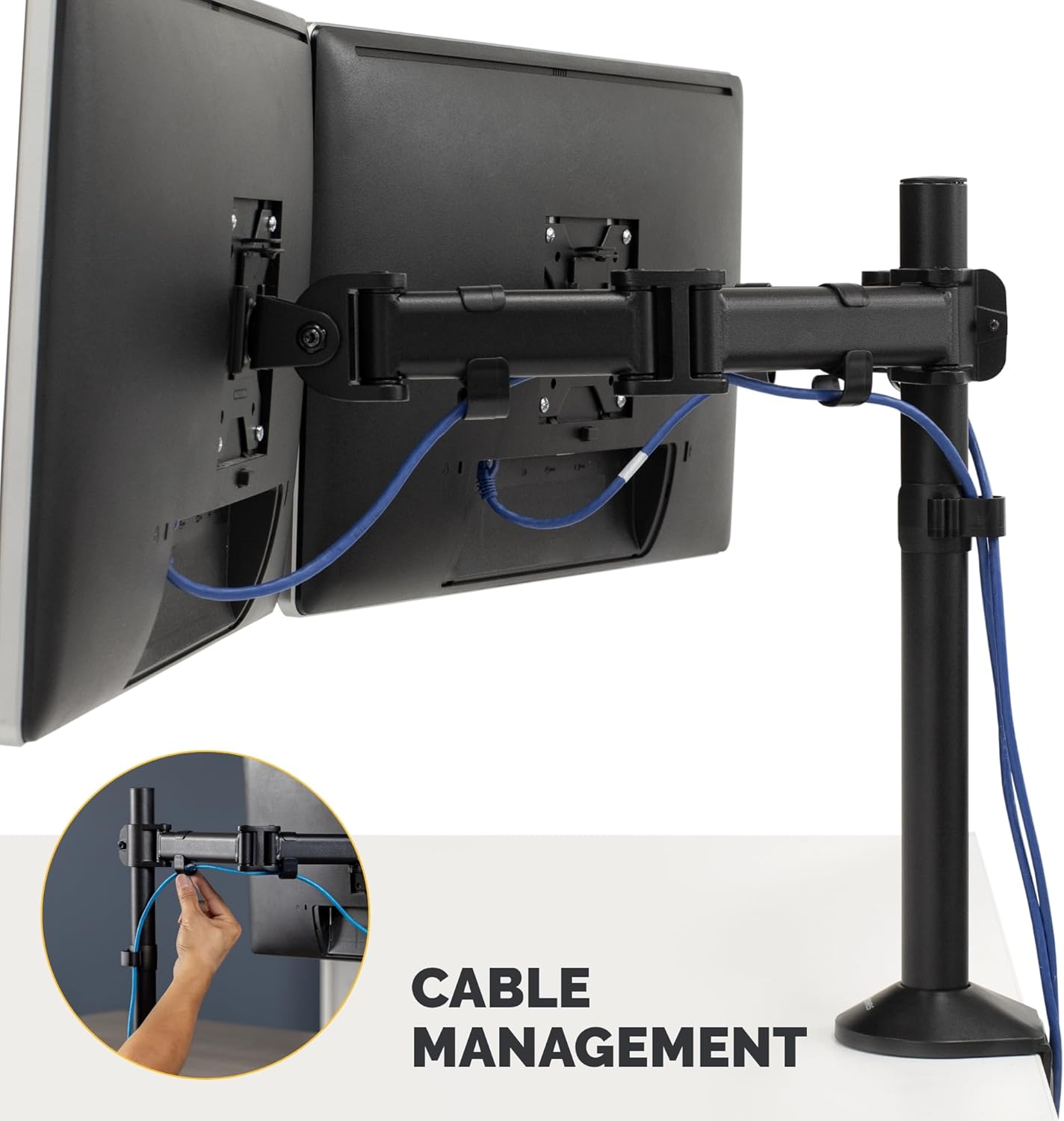 Fellowes Reflex Series Adjustable Monitor Arm with VESA Mount