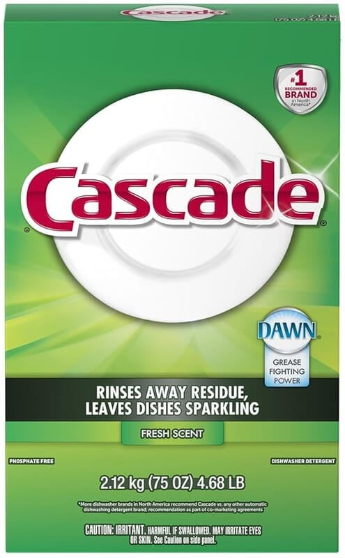 Cascade Dishwasher Detergent Powder, 75 Oz
