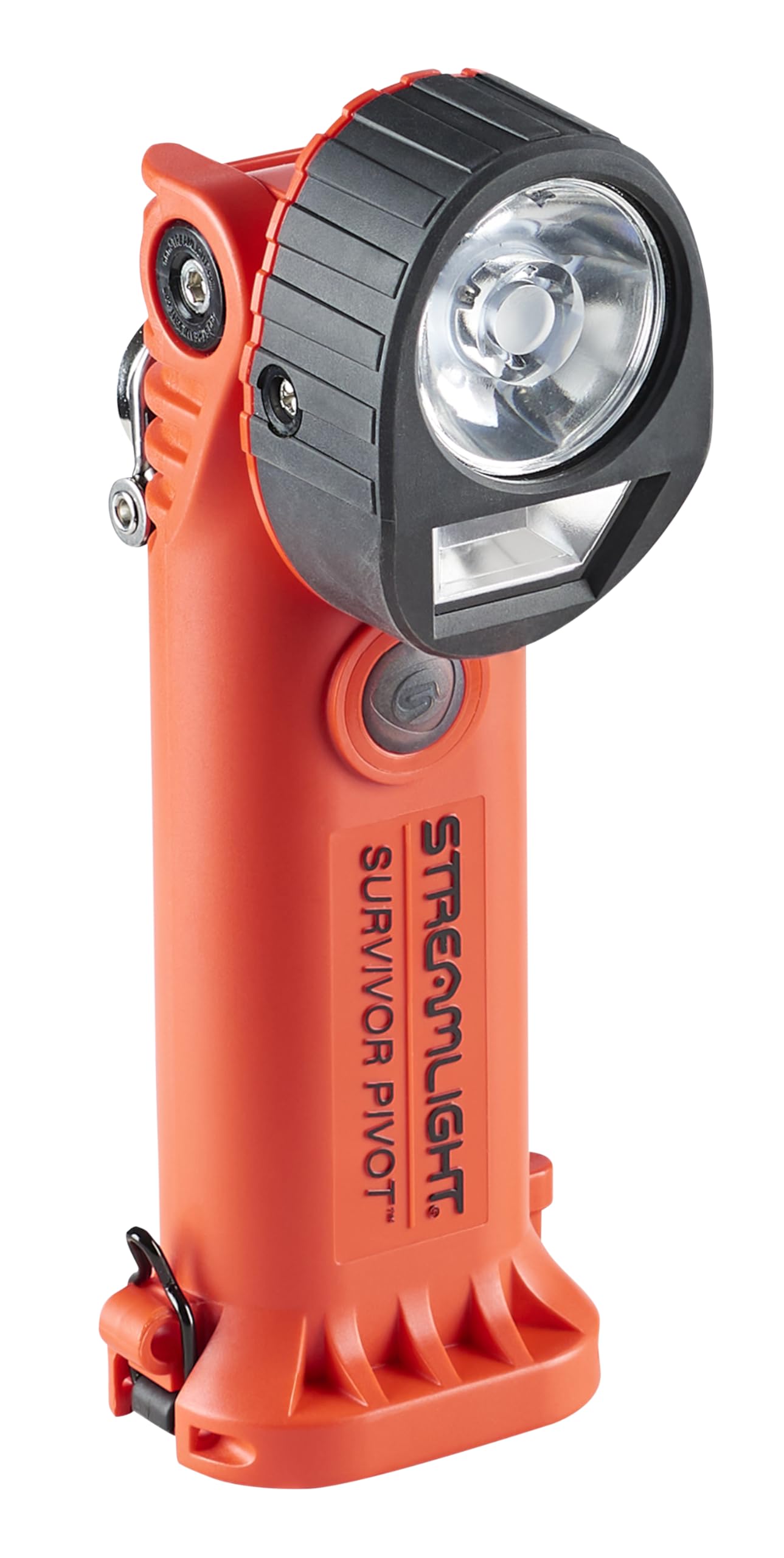 Streamlight 91830 Survivor Pivot 325-Lumen Right Angle Articulating Dual Beam Rechargeable Flashlight with 120V/100V AC/12V