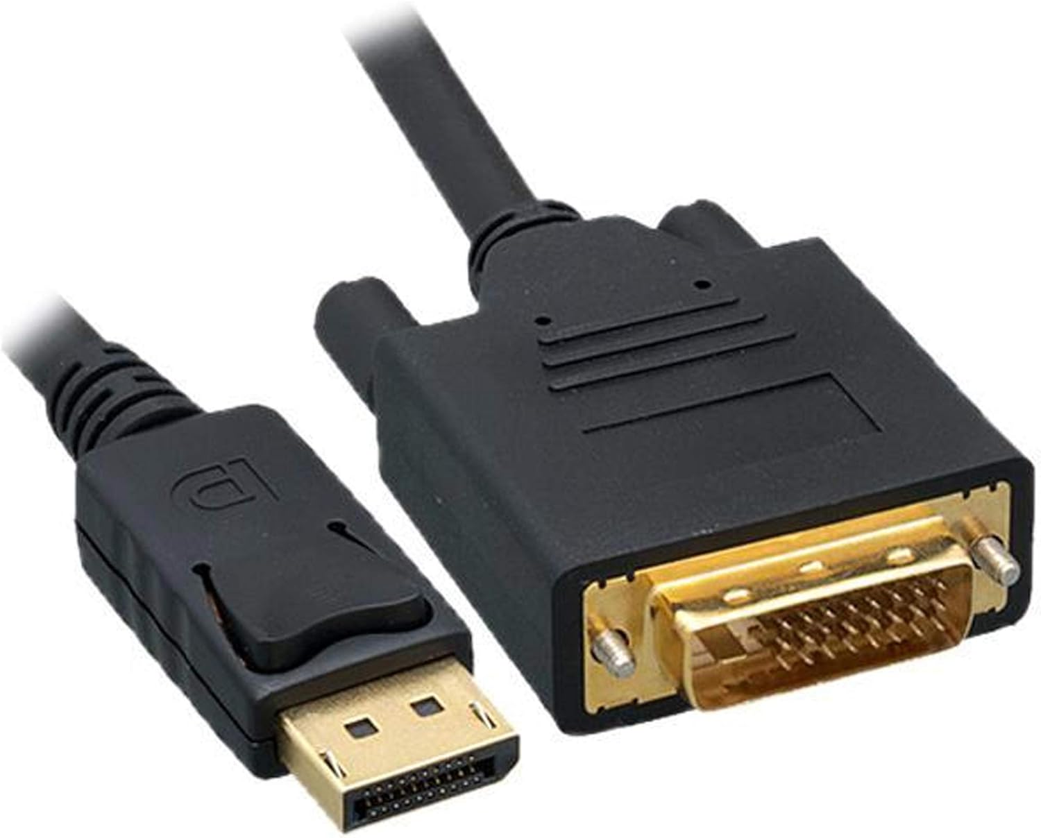UNC Group - Display cable - dual link - DisplayPort (M) to DVI-D (M) - 3 ft - thumbscrews - black