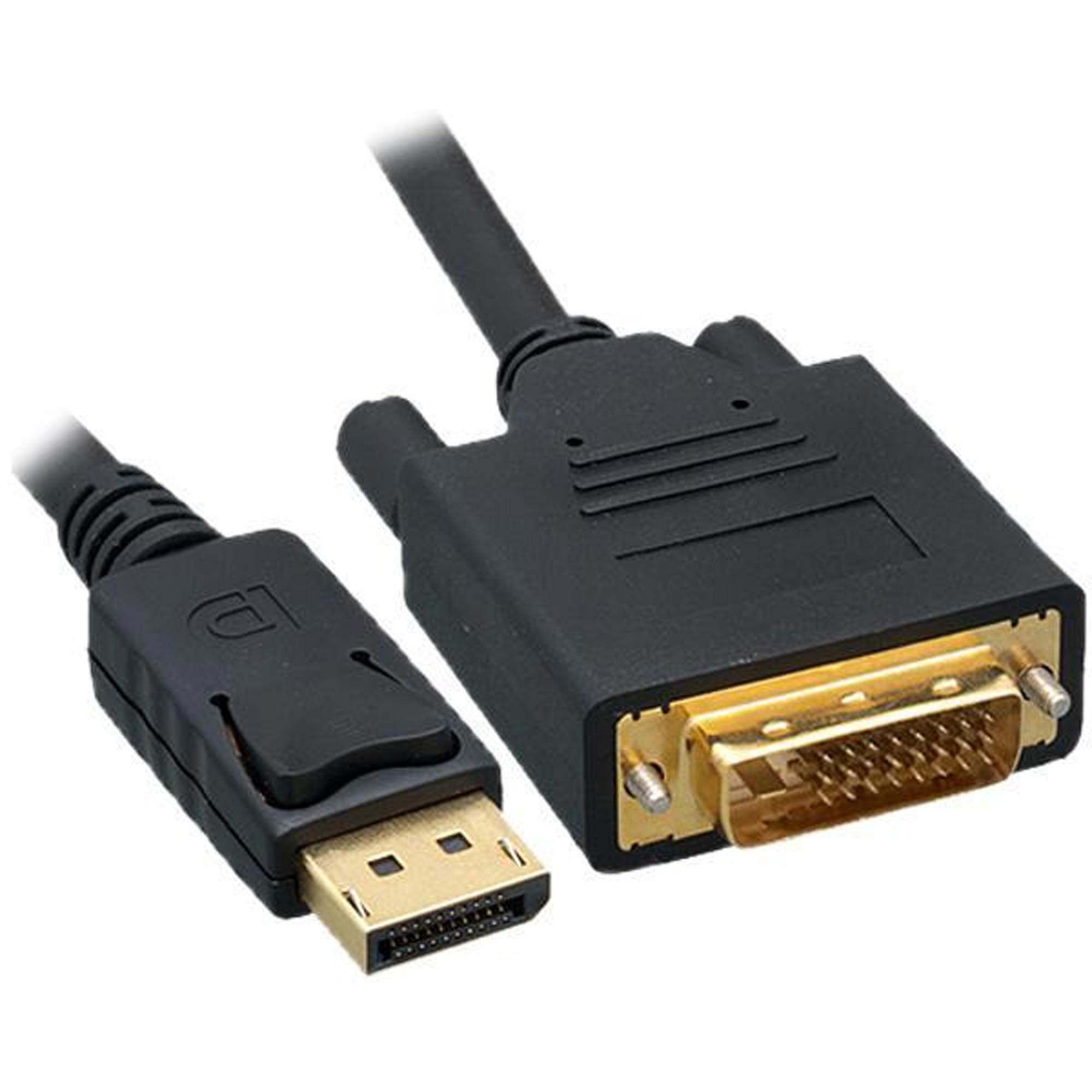 UNC Group - Display cable - dual link - DisplayPort (M) to DVI-D (M) - 3 ft - thumbscrews - black