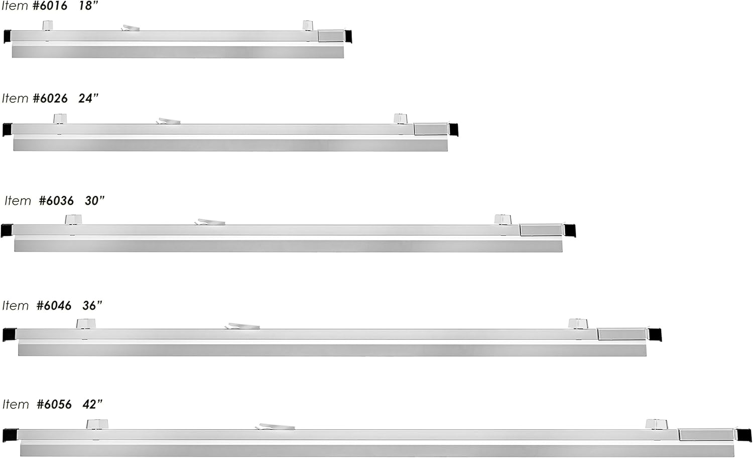 ADIR CORP. AdirOffice Aluminum Hanging Blueprint Clamps