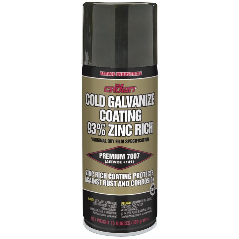 Aervoe Cold Galvanizing Compound, 16 oz Aerosol Can