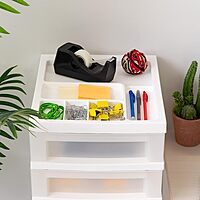 IRIS Storage Cart with Organizer Top