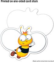 Carson Dellosa 45-Piece Buzz-Worthy Bee Cutouts, Colorful Cardstock Bumblebee Cut Outs for Spring Decor, Party