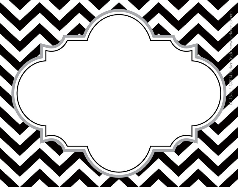 Barker Creek Name Badges & Self-Adhesive Labels, Black Tie Affair, Multi-Purpose Name Tags, Gift Tags, and More! 3.5" x 2.75", 45 per Pkg, Home, School and Office Supplies (1525)