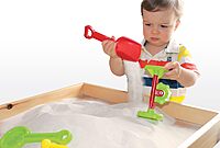 Sandtastik Sparkling White Play Sand - 50 lb (22.6 kg), Fill Sandboxes & Sensory Tables, Non-Toxic, Scoop