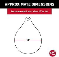 TAYLOR MADE Tuff End Inflatable Vinyl Buoy